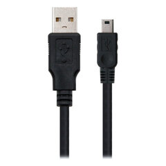 Nanocable 10.01.0405, USB A/Mini USB, 4.5 m cena un informācija | Kabeļi un vadi | 220.lv