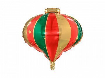 Folijas balons "Ziemassvētku rotaļlieta" 51&49 cm cena un informācija | Baloni | 220.lv