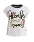Svītrains T-krekls ar dekoru meitenēm Gulliver, 104*56*51 cm cena un informācija | Krekli, bodiji, blūzes meitenēm | 220.lv