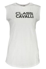 Sieviešu T-krekls Cavalli Class, balts cena un informācija | T-krekli sievietēm | 220.lv