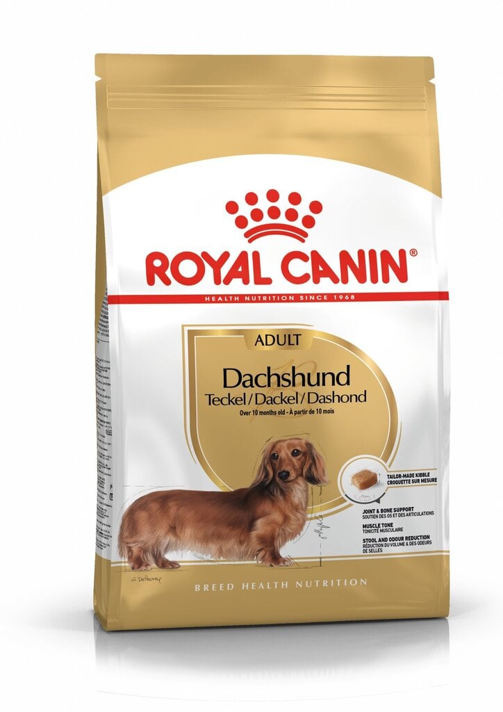 ROYAL CANIN pieaugušiem takšu suņiem Dachshund adult, 7.5 kg cena un informācija | Sausā barība suņiem | 220.lv
