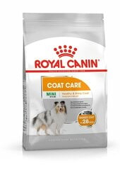 Royal Canin veselīgam kažokam un ādai Mini Coat Care, 1 kg cena un informācija | Sausā barība suņiem | 220.lv