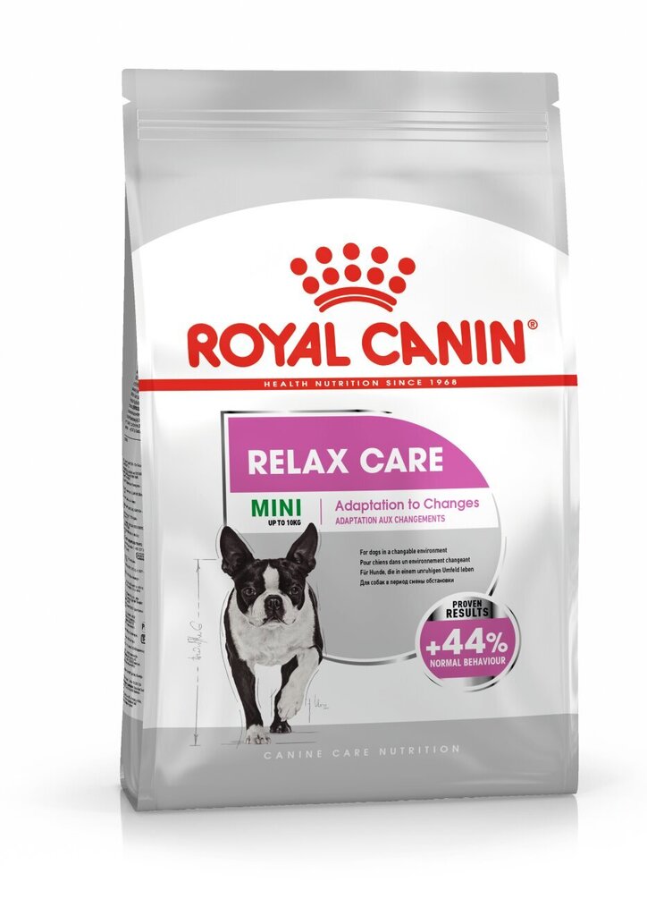 Royal Canin stresa pilniem suņiem Mini Relax Care, 1 kg цена и информация | Sausā barība suņiem | 220.lv