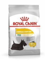 Royal Canin для взрослых собак мелких пород с чувствительной кожей Mini Dermacomfort, 1 kg цена и информация | Сухой корм для собак | 220.lv