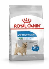Royal Canin собаки склонны к набору веса Mini Light Weight Care, 1 kg цена и информация | Сухой корм для собак | 220.lv