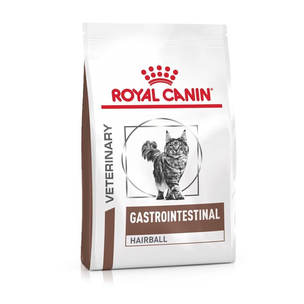 Royal Canin kaķiem ar gremošanas traucējumiem matu folikulu dēļ Gastrointestinal Hairball, 2 kg цена и информация | Sausā barība kaķiem | 220.lv