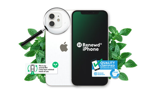 Renewd® iPhone 12 64GB White cena un informācija | Mobilie telefoni | 220.lv