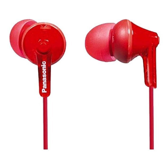 Austiņas Panasonic Corp. RP-HJE125E in-ear Sarkans cena un informācija | Austiņas | 220.lv