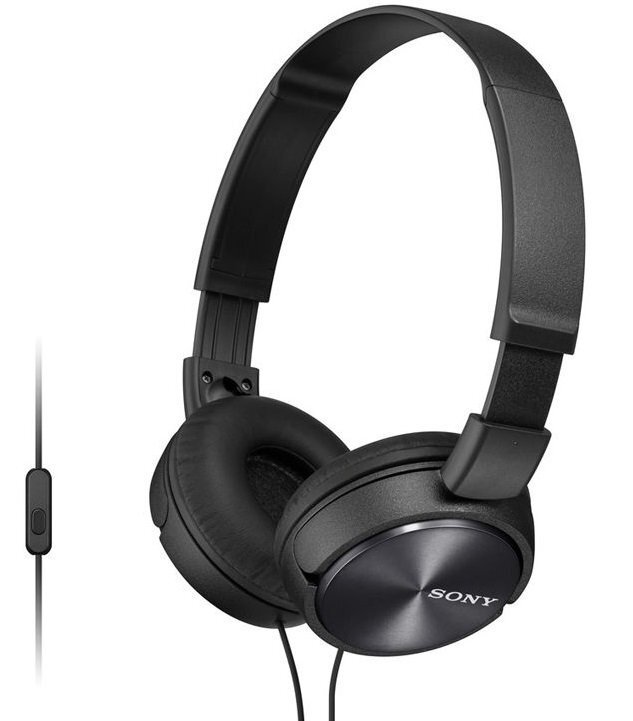 Sony MDR-ZX310AP Black cena un informācija | Austiņas | 220.lv