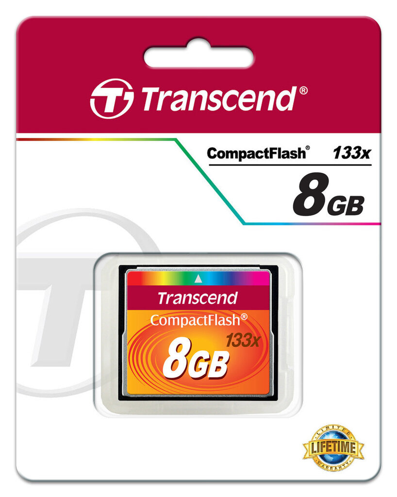 Atmiņas karte Transcend 8GB CF cena un informācija | Atmiņas kartes fotokamerām | 220.lv