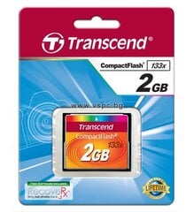 Atmiņas karte Transcend 2GB CF цена и информация | Карты памяти для фотоаппаратов | 220.lv