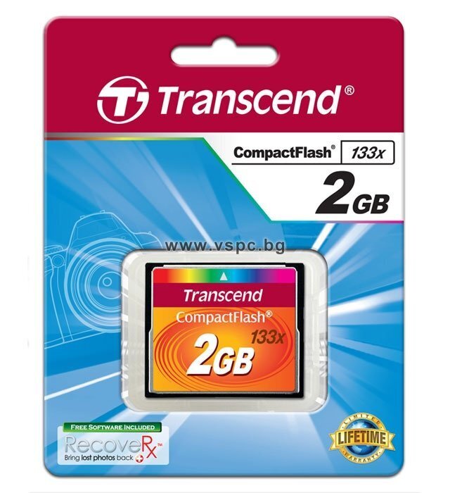 Atmiņas karte Transcend 2GB CF cena un informācija | Atmiņas kartes fotokamerām | 220.lv