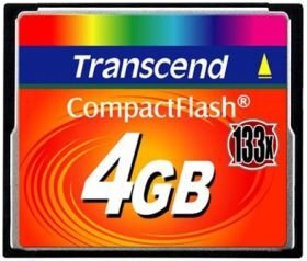 Память COMPACT FLASH 4GB/TS4GCF133 TRANSCEND цена и информация | Карты памяти для фотоаппаратов | 220.lv