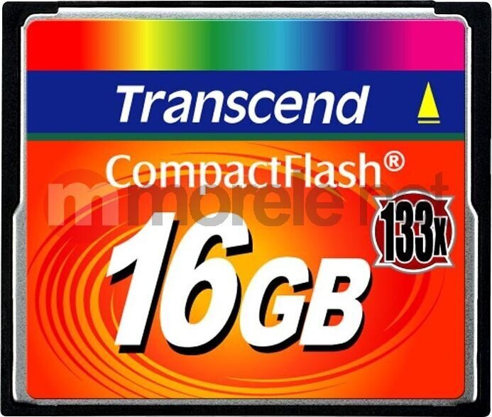 MEMORY COMPACT FLASH 16GB/133X TS16GCF133 TRANSCEND цена и информация | Atmiņas kartes mobilajiem telefoniem | 220.lv