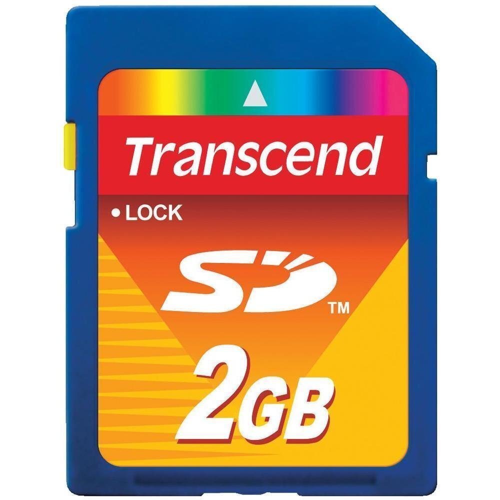 Atmiņas karte Transcend SD 2GB cena un informācija | Atmiņas kartes fotokamerām | 220.lv