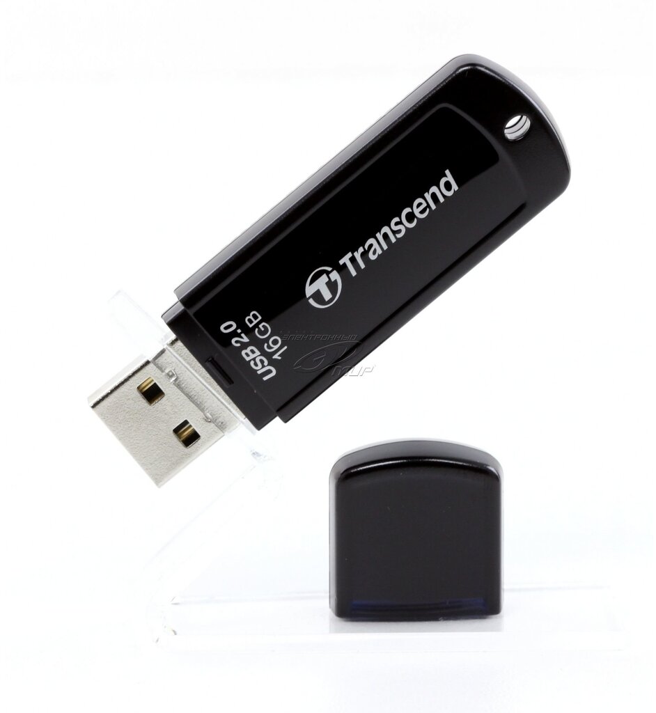 Zibatmiņa Transcend Classic JF350 16GB, Melna цена и информация | USB Atmiņas kartes | 220.lv