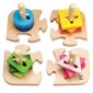 Hape Radošā koka puzle E0411, 18 mēn цена и информация | Rotaļlietas zīdaiņiem | 220.lv