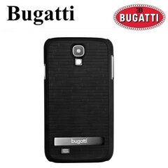Bugatti BUGBCi9505BK Super Plāns Apvalks ar statīvu Samsung i9505 Galaxy S4 Melns (EU Blister) cena un informācija | Telefonu vāciņi, maciņi | 220.lv
