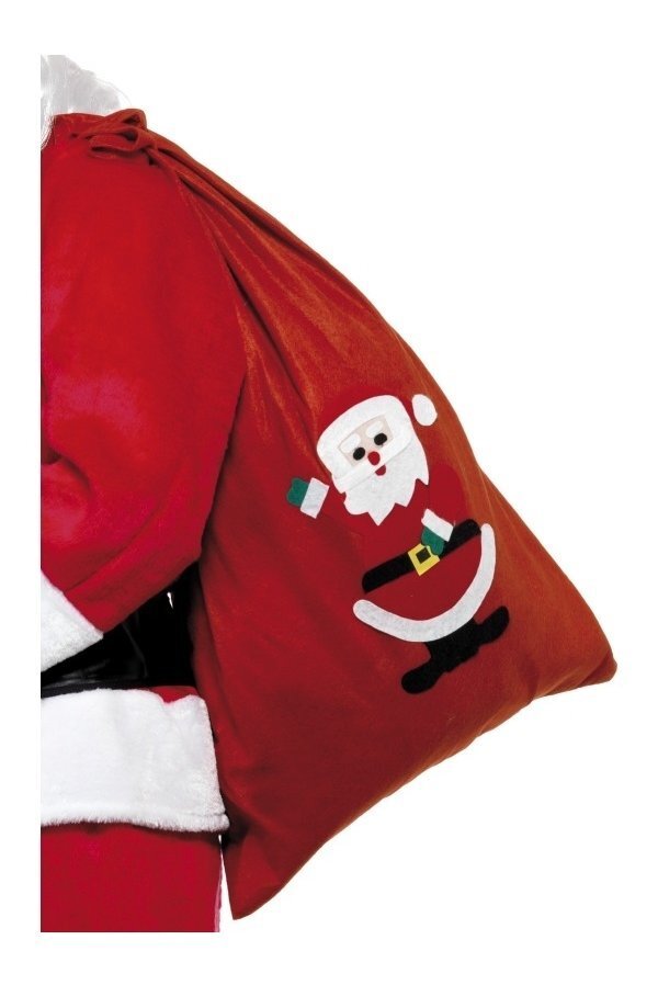 Ziemassvētku vecīša maiss 90x60cm cena un informācija | Karnevāla kostīmi, maskas un parūkas | 220.lv