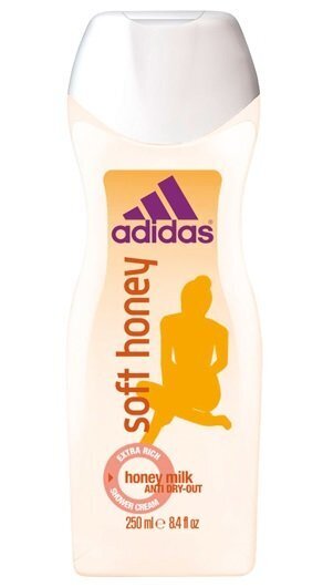 Dušas želeja Adidas Soft Honey 250 ml цена и информация | Dušas želejas, eļļas | 220.lv