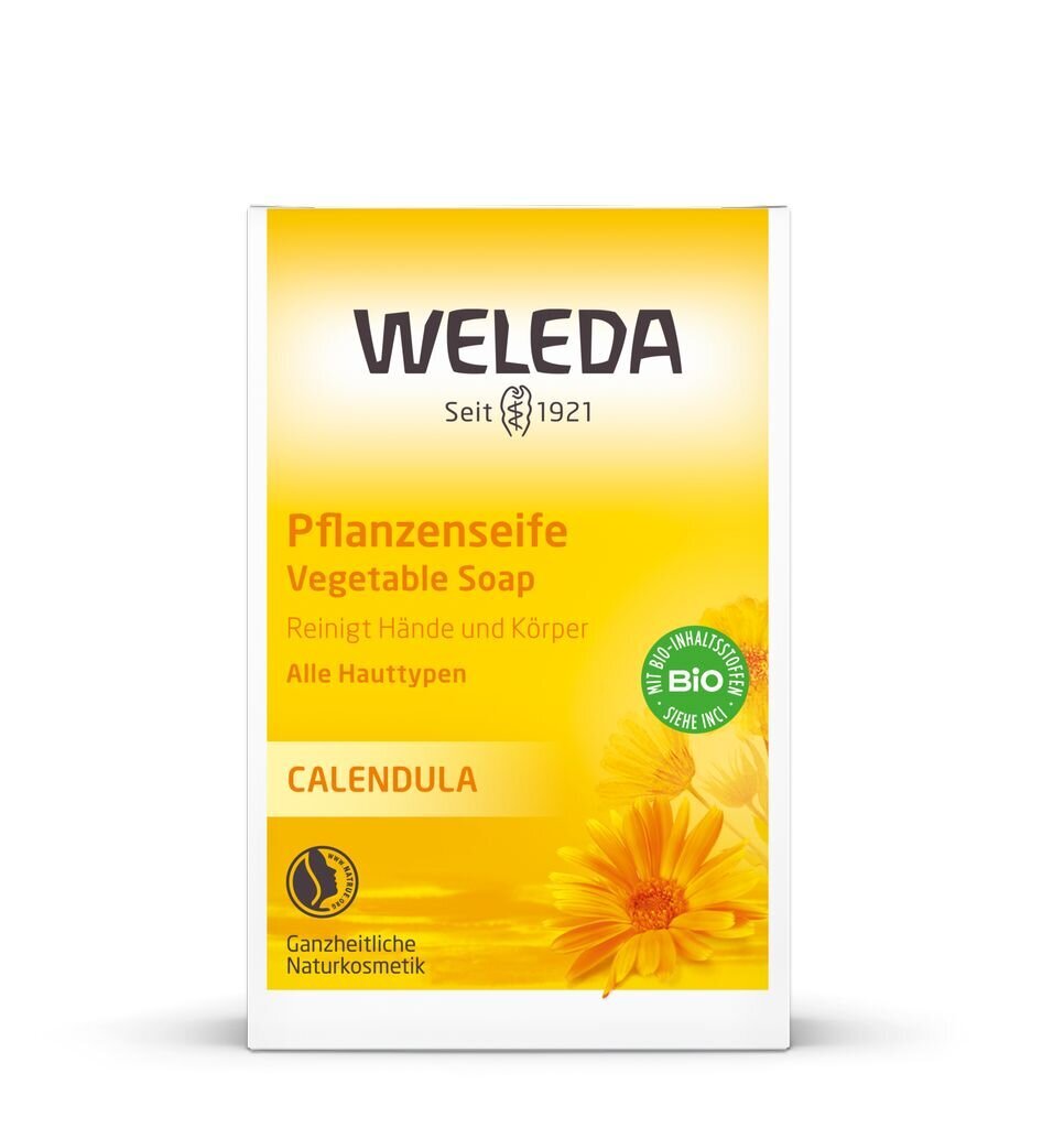 Kliņģerīšu ziepes Weleda 100 g цена и информация | Ziepes | 220.lv