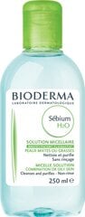 Attīrošs micelārais ūdens Bioderma Sebium H2O, 250 ml cena un informācija | Sejas ādas kopšana | 220.lv