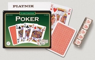 Pokera spēļu kārtis un kauliņi cena un informācija | Azartspēles, pokers | 220.lv