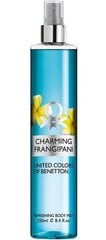 Спрей для тела Benetton Charming Frangipani, 250 мл цена и информация | Парфюмированная женская косметика | 220.lv