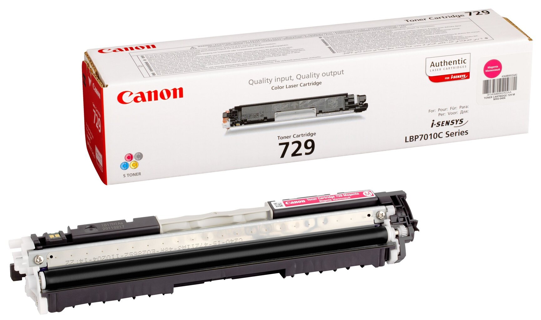 CANON CRG-729M Cartridge magenta LBP7010C LBP7018C cena un informācija | Kārtridži lāzerprinteriem | 220.lv