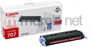 Картридж CANON LBP5000 Toner 707 2000S, пурпурный цена и информация | Картриджи для лазерных принтеров | 220.lv