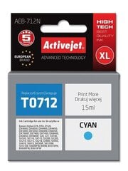 ActiveJet Epson T0712 Cyan Ink cartridge cena un informācija | Tintes kārtridži | 220.lv