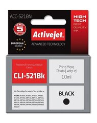 Activejet ACC-521BN (Canon CLI-521Bk), черный цена и информация | Картриджи для струйных принтеров | 220.lv