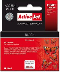 Activejet ink Canon CLI-8BK black цена и информация | Картриджи для струйных принтеров | 220.lv