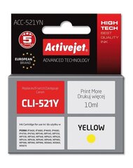 Activejet ACC-521YN (Canon CLI-521Y), dzeltens cena un informācija | Tintes kārtridži | 220.lv