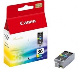 Картридж Canon CLI-36/1511B001, цветной цена и информация | Картриджи для струйных принтеров | 220.lv