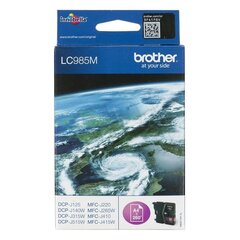 Brother LC985M Ink Cartridge, Magenta цена и информация | Картриджи для струйных принтеров | 220.lv