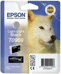 Картридж с оригинальными чернилами Epson T0969 Светло-серый цена и информация | Картриджи для струйных принтеров | 220.lv