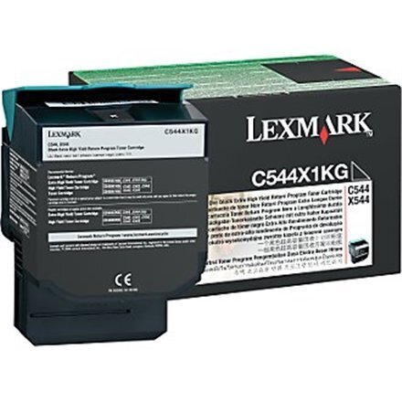 Lexmark C544, X544 Black Extra High Yield Return Programme Toner Cartridge (6K) for C544dn / C544dtn / C544dw / C544n / X544dn / X544dtn / X544dw / X544n cena un informācija | Kārtridži lāzerprinteriem | 220.lv