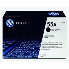 HP No.55A (CE255A), черный картридж цена и информация | Картриджи для лазерных принтеров | 220.lv