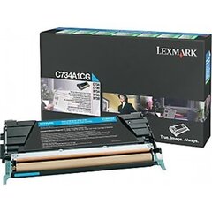 Lexmark - Toner Optra C73x/X73x Cyan 6K C734A1CG цена и информация | Картриджи для лазерных принтеров | 220.lv