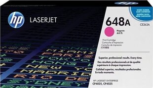 HP No.648A (CE263A), фиолетовый картридж цена и информация | Картриджи для лазерных принтеров | 220.lv