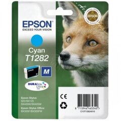 Картридж с оригинальными чернилами Epson T1282 Циановый цена и информация | Картриджи для струйных принтеров | 220.lv