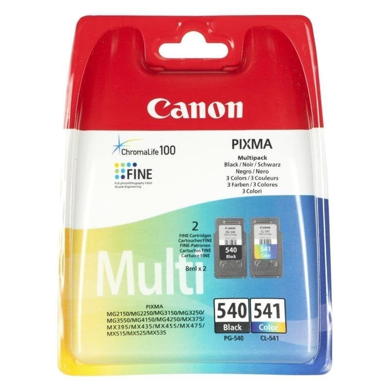 CANON PG-540/CL-541 Multi pack (2 cartridges) cena un informācija | Tintes kārtridži | 220.lv