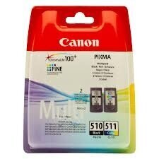 CANON PG-510 Ink black / CL-511 Ink Color MultiPack MX360 cena un informācija | Tintes kārtridži | 220.lv