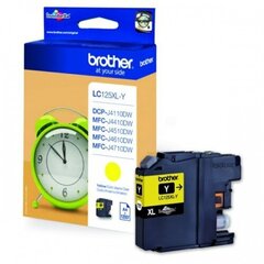 Карьридж Brother LC125XL для MFC-J4510DW, желтый цена и информация | Картриджи для струйных принтеров | 220.lv