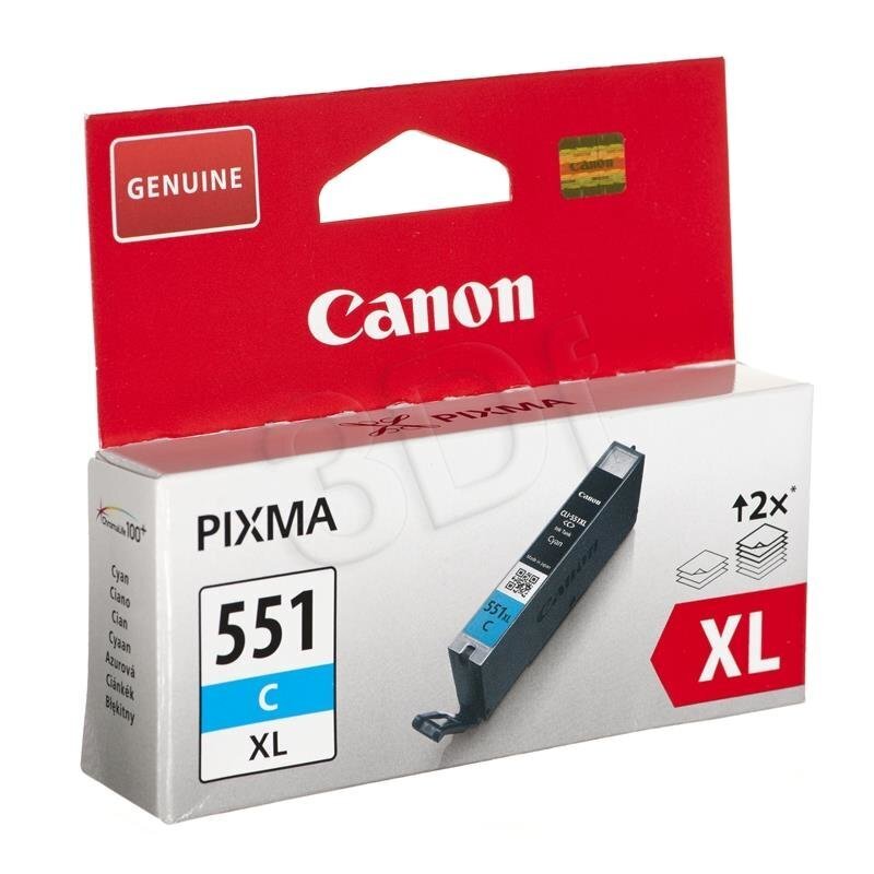 CANON CLI-551XL C ink cyan 11ml cena un informācija | Tintes kārtridži | 220.lv