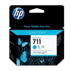 Картридж для принтера HP 711 (CZ130A), синий цена и информация | Картриджи для струйных принтеров | 220.lv