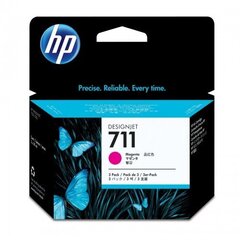 Картридж для принтеров HP 711 (CZ131A), фиолетовый цена и информация | Картриджи для струйных принтеров | 220.lv