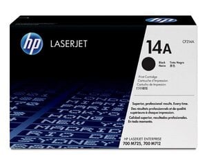 HP No.14A (CF214A), черный картридж цена и информация | Картриджи для лазерных принтеров | 220.lv