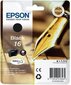 Saderīgs tintes kārtridžs Epson T1621 Melns cena un informācija | Tintes kārtridži | 220.lv